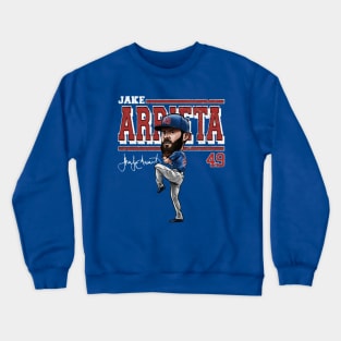 jake arrieta cartoon Crewneck Sweatshirt